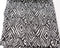 Black and White Diamond Shape Fabric Printed on Light Weight Polyester Crepe by the Yard
